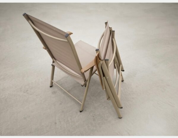 Градински комплект  Маса и 4 стола сгъваеми Бежов