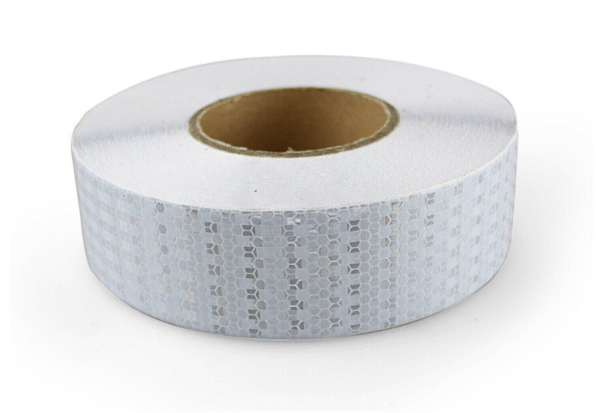 Светлоотразително тиксо- бяло