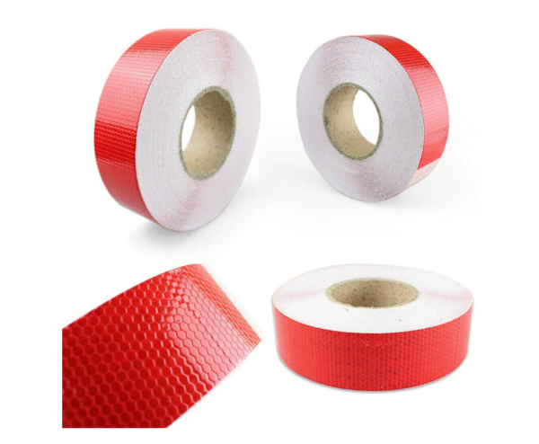 Светлоотразително тиксо - червено