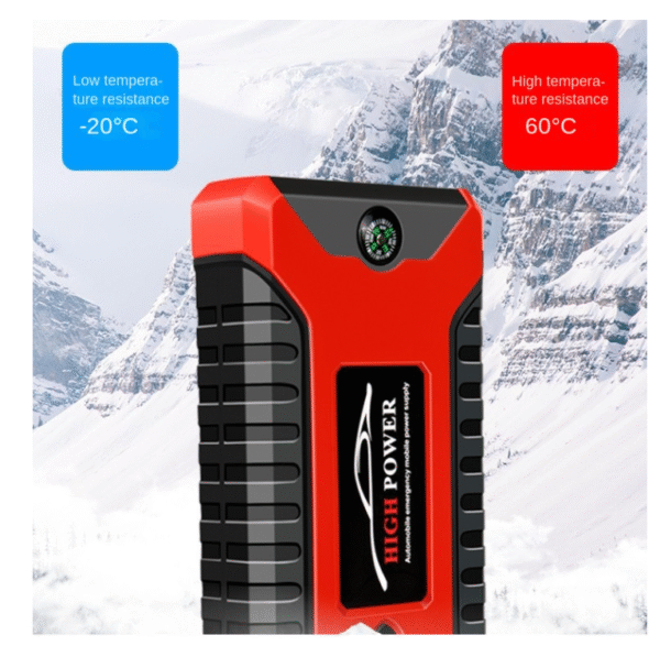 Мултифункционален автомобилен стартер Jump Starter 99800mAh, 12V, Максимален ток 600A с компресор