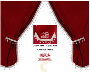 Комплект пердета 3 части за камион - Червени