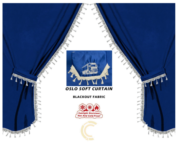 Комплект пердета 5 части за камион - Сини