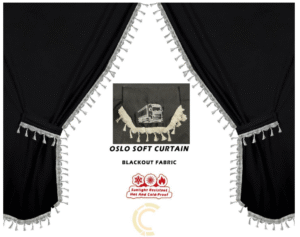 Комплект пердета 5 части за камион - Черни