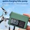 CC108 Преносима цифрова помпа за гуми за шосейни велосипеди, аксесоари, манометър за гуми с USB зареждане, мини помпа за електрически велосипеди
