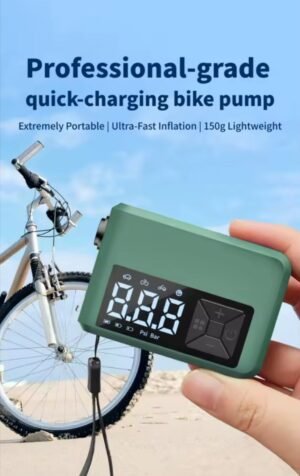 CC108 Преносима цифрова помпа за гуми за шосейни велосипеди, аксесоари, манометър за гуми с USB зареждане, мини помпа за електрически велосипеди
