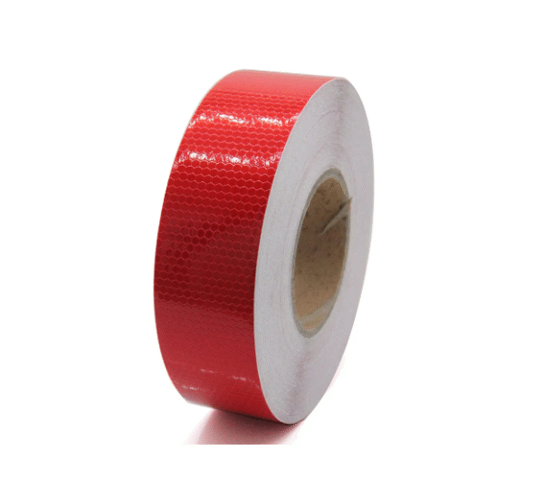 Светлоотразително тиксо- червено