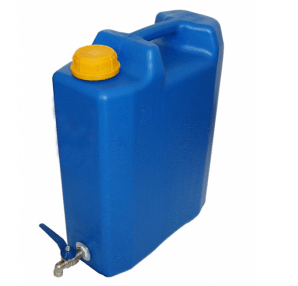 Туба за вода 20 литра с метално кранче