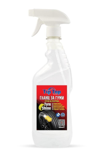 Tip Top Гланц за гуми - Готов за употреба 500ML