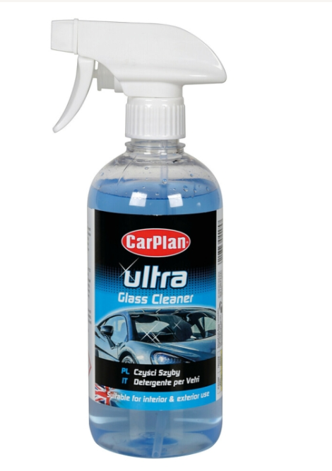 Спрей за почистване на стъкла и остатъци от насекомиGlass cleaner - 500 ml