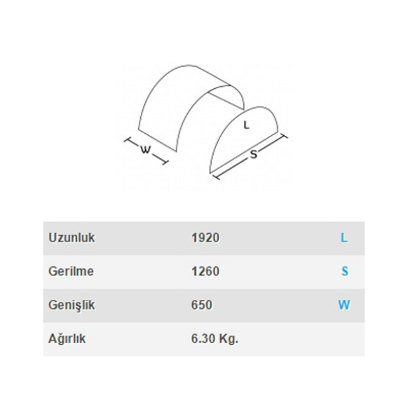 КАЛНИК 650 MM Х 1900 MM