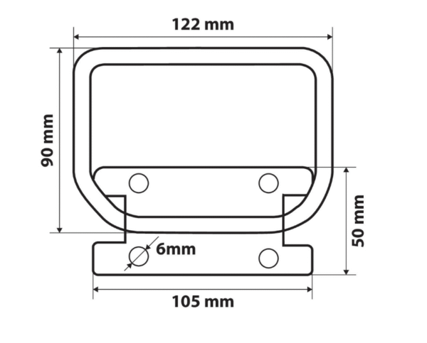 Дръжка за врата на ремарке/камион