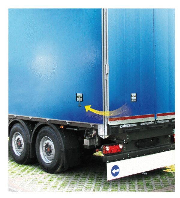 Заключване за врата на ремарке