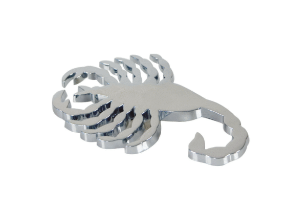 Хром стикер - скорпион