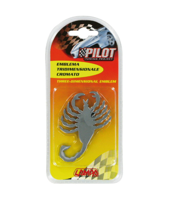 Хром стикер - скорпион