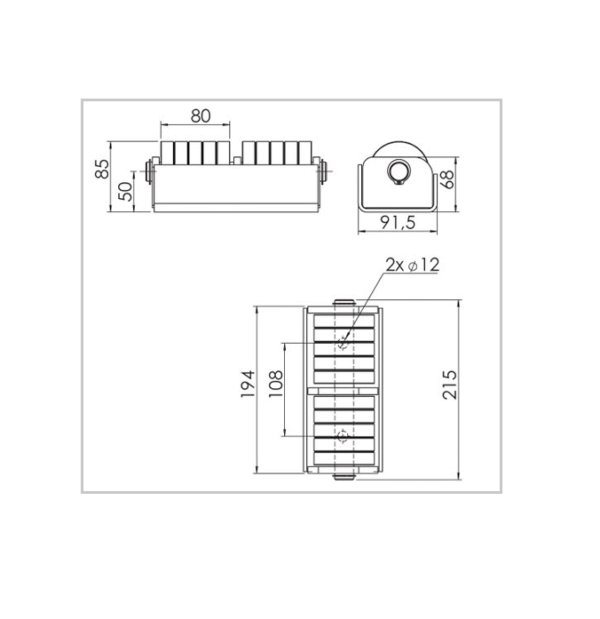 БУФЕРНА РОЛКА (ТАМПОН) - ДВОЙНА