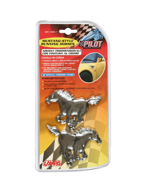 Хром стикер - кон