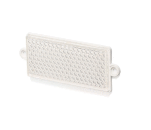 БЯЛ ПРАВОЪГЪЛЕН СВЕТЛООТРАЗИТЕЛ