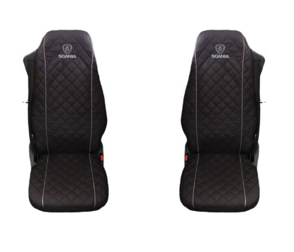 Калъфи за седалки за Scania R (2005-2016) с 2 пневматични седалки