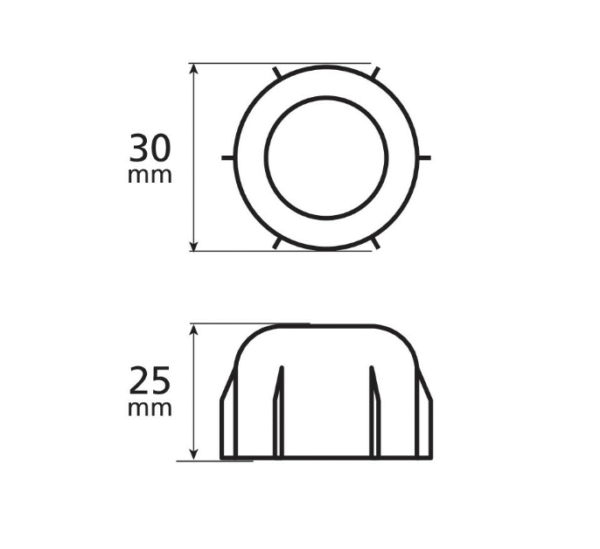 Декоративни капачки за гайки – 60 бр