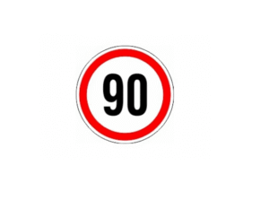 СТИКЕР 90 KM/H
