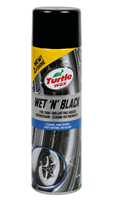 TurtleWax Спрей тип мокро и черно за гуми - 500ml