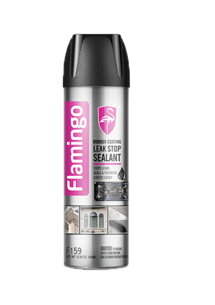 oo12 Спрей за спиране на Течове Leak Stop Flamingo - Черен