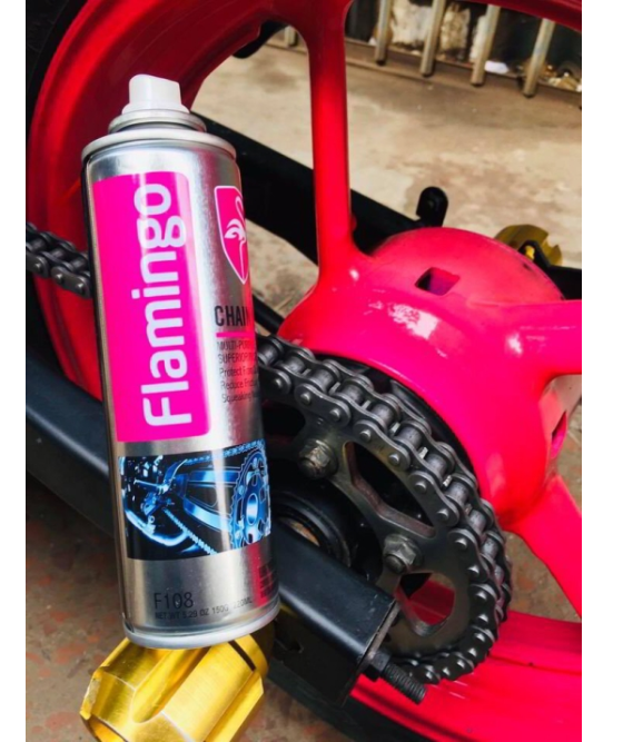 Спрей за Смазване на вериги и авточасти F108 220ml - Flamingo