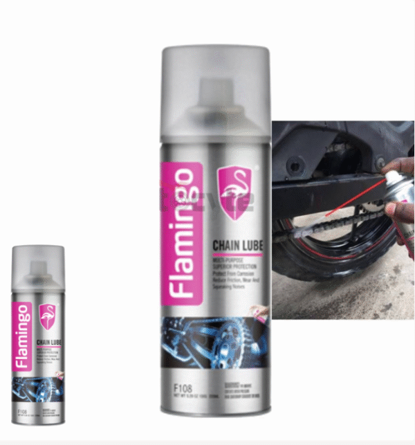 Спрей за Смазване на вериги и авточасти F108 220ml - Flamingo