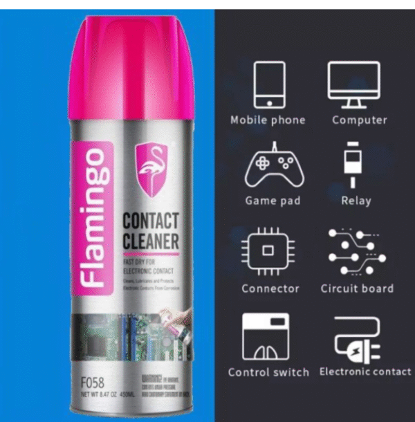 yy10 Контактен спрей за електронни компоненти 450 ml F058 - Flamingo