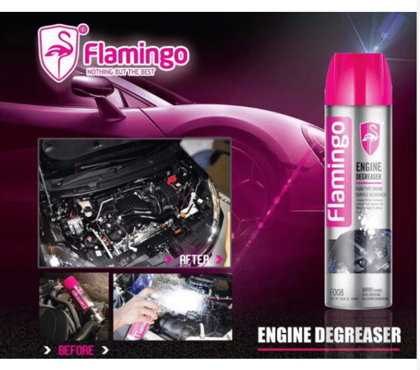 yy8 Спрей пяна Обезмаслител Engine Degreaser 650 ml F008 - Flamingo