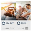 Хладилна кутия PA593/19Л 12V/24V/220V