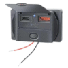 Панел за вграждане с 1 бутон ON/OFF - Type-C и USB