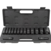 е2 КОМПЛЕКТ ДЪЛБОКИ УДАРНИ ВЛОЖКИ 12-СТЕННИ 1/2″ (10 – 36 мм) 15 ЧАСТИ ROCKFORCE