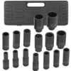е3 КОМПЛЕКТ ДЪЛБОКИ УДАРНИ ВЛОЖКИ 12-СТЕННИ 1/2″ (10 – 36 мм) 15 ЧАСТИ ROCKFORCE