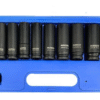 й9 УДАРНИ ВЛОЖКИ 1/2″ УДЪЛЖЕНИ 6-СТЕННИ(10 – 32 ММ) 15 ЧАСТИ HAWEK