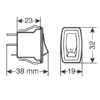 Бутон “micro” превключвател LED 12/24V