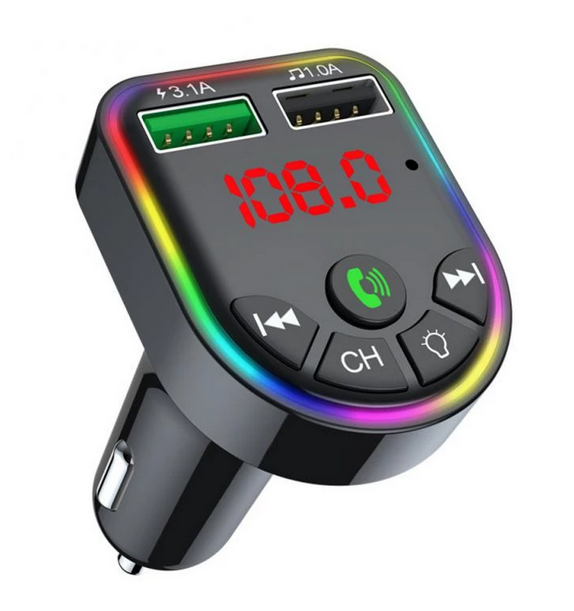 FM трансмитер - Bluetooth RGB