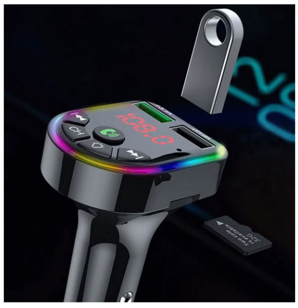 FM трансмитер - Bluetooth RGB