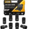 КОМПЛЕКТ ДЪЛБОКИ УДАРНИ ВЛОЖКИ 12-СТЕННИ 1″ (22 – 41 ММ) 8 ЧАСТИ JCB
