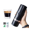 Преносима кафемашина за капсули и смляно кафе espresso с загряване