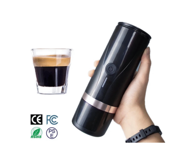 Преносима кафемашина за капсули и смляно кафе espresso с загряване
