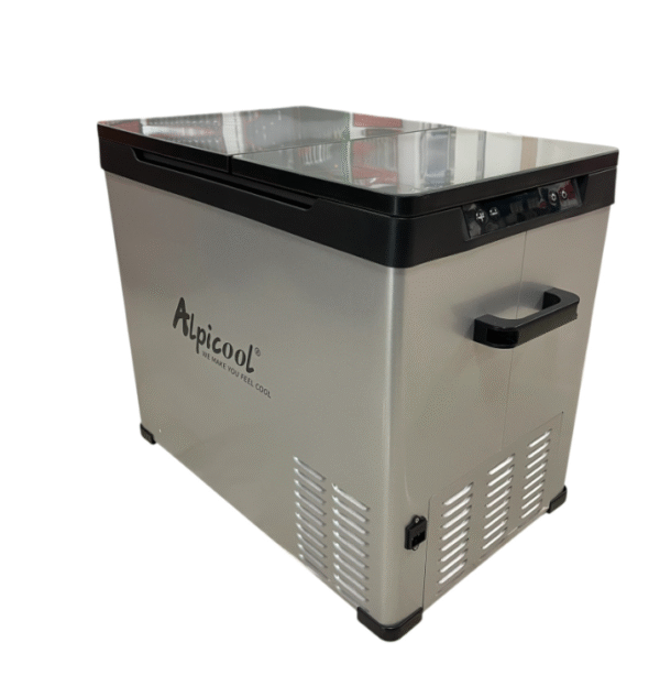 Хладилна кутия за автомобил и къмпинг Alpicool CD45 – 30 л, две отделения, 12V / 24V / 220V