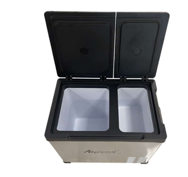 Хладилна кутия за автомобил и къмпинг Alpicool CD45 – 30 л, две отделения, 12V / 24V / 220V