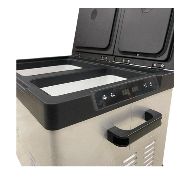 Хладилна кутия за автомобил и къмпинг Alpicool CD45 – 30 л, две отделения, 12V / 24V / 220V