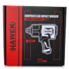 e1 ПНЕВМАТИЧЕН УДАРЕН ГАЙКОВЕРТ С КЪС ШПИНДЕЛ 1/2“ 1550NM HAWEK