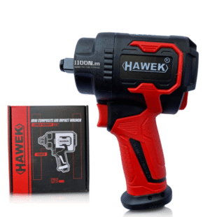 h ПНЕВМАТИЧЕН УДАРЕН МИНИ ГАЙКОВЕРТ С КЪС ШПИНДЕЛ 1/2“ 1100NM HAWEK