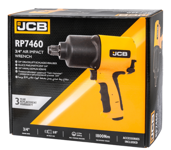 ПНЕВМАТИЧЕН УДАРЕН ГАЙКОВЕРТ 3/4” 1800NМ JCB