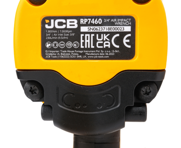 ПНЕВМАТИЧЕН УДАРЕН ГАЙКОВЕРТ 3/4” 1800NМ JCB