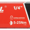 КЛЮЧ ДИНАМОМЕТРИЧЕН 1/4″ 5 – 25 NM MAR-POL
