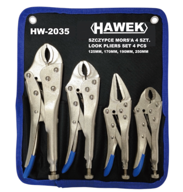 КОМПЛЕКТ КЛЕЩИ ЧИРАЦИ 4 БРОЯ HAWEK